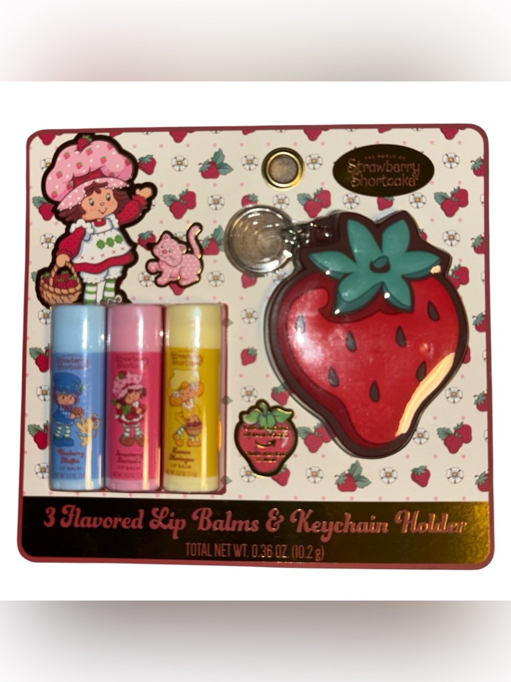 Scented Lip Balms & Keychain Holder